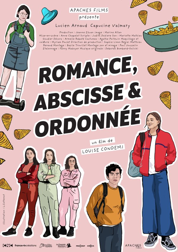 Affiche du court-métrage Romance, abscisse et ordonnée de Louise Condemi